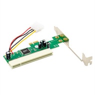 主機PCI-E X1轉PCI卡槽轉接卡PCIE 1X TO PCI擴展卡轉換卡ASM1083