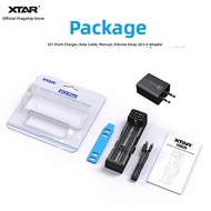 XTAR | Portable Fast 3A Lithium Ion Battery Charger for 18650/26800/21700