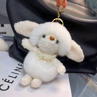 Internet Celebrity Pendant Car Keychain Accessories Real Rex Rabbit Hairabc07.my20251219030726