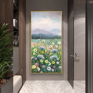 Landscape Paintings Palette Knife Flower Oil Painting Textured Canvas Wall Art For Living Room Wall 