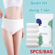 Disposable Panties Women's cotton Panties Women's Paper Panties,2-Layer Crotch,Used When Traveling P