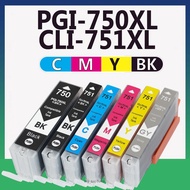 PGI 750 CLI 751 ink PGI 750XL CLI 751XL Ink Cartridge Compatible Canon MX727 MG6370 MG7170 MG7570 IP