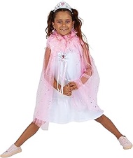 RUBIE'S Princess Cape with Tiara and Silver Wand - Size 5-8 Years