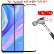 9d Protective Tempered Glass For Huawei Y5p Y6p Y7p Y8p Screen Protector On Huwei Hawei Huawe Huawi 