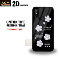 Case xiaomi redmi 6X/Mi A2 Case hp xiaomi Latest 3D Full print [Aesthetic Flower 10th Motif] - Best Selling xiaomi Mobile Case - casing hp redmi 6X/Mi A2 For Men And Women - Agm CASE - TOP CASE -