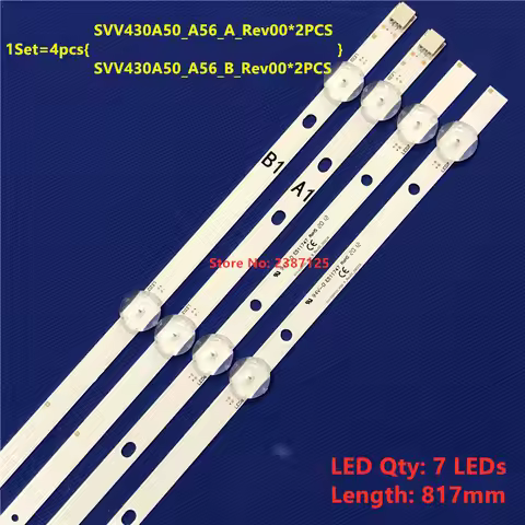 LED Backlight Strip For VESTEL 43 FHD A/B 17DB43H P43d300 LB43007 LUX0143001/01 VES430UNDS-2D-N14 VE