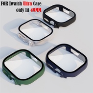 Glass+Cover For Smart  Watch Case for iWatch ultra 49mm Bumper Tempered Case Screen Protector Iwatch SeriesSeries 8 7 case 41mm 45mm