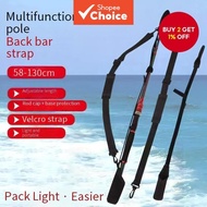 New type of bait rod strap with velcro, thickened fishing rod protective sleeve with ring and should