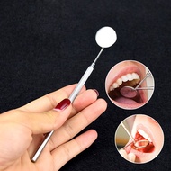 【in stock】Mirror + Handle Dental Mirror Stainless Steel Mouth Mirror Dental Hygiene Kit  Dentist Too