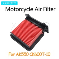 For KYMCO AK550 CK600T-10 AK 550 CK600T CK 600 10 Motorcycle Accessories Air Filter Intake Cleaner S