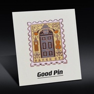 < Detective Sherlock} Baker Street 221B Merchandise Metal Brooch Stamp Style Badge Pin Accessories s