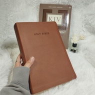 KJV Super Giant Print Bible,English,King James Version 1611 | Brown | Gold-edge | Old-New Testament