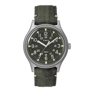 Timex TW2R68100 MK1 SST นาฬิกาข้อมือผู้ชายและผู้หญิง สายหนังสีเขียว