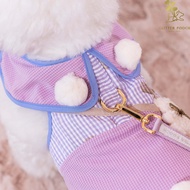 Glitter Pooch Harness ชุดรัดอก สายจูง เสื้อผ้า สุนัข หมา แมว สัตว์เลี้ยง พร้อม สายจูง รุ่น Huggie Ic