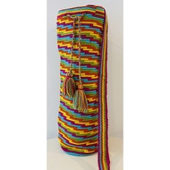 Wayuu Malaysia: 100% Handmade Authentic Colourful Wayuu Mochila Yoga Bag from Columbia (sports/train