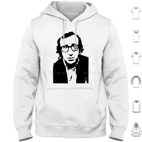Annie Hall Woody Allen Stencil Hoodies Long Sleeve Woody Allen Cult Cult Movie Cult Film Classic Cla