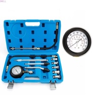 DWELL Petrol Engine Cylinder Tester Kit, Multifunctional 0-300 PSI Car Pressure Gauge Set, with M10 