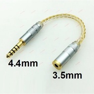 4.4mm 5 Poles to 3.5mm Female Audio Headphone Converter Cable 10cm