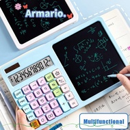 ARMARIO  Calculator, Dual Power Supply 12-Digit Scientific Calculator, With LCD Writing Board Large 