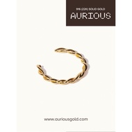 Ring - Fine Double Twist - Aurious Gold 916
