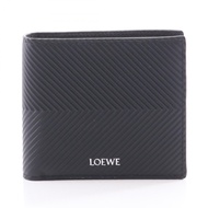 【二手】 LOEWE男士真皮對折錢包零錢包 C779501X011100 全新