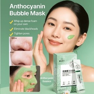 【Brightening & Pore Minimizing】Anthocyanin Bubble Mask For Radiant Skin - Brightening Facial Mask/Po