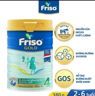 SỮA BỘT FRISO GOLD 4 TRẺ 2 ĐẾN 6 TUỔI LON 380G DATE 07. 2026