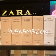 zara น้ำหอมผู้หญิง edp 80 ml. 30 ml. Rose Gourmand sublime epoque golden decade amber fusion red