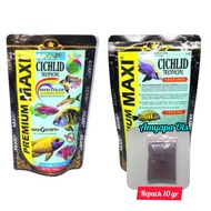 Akari Premium Maxi Cichlid. Pelet Akari / Pelet Cichlid / Pelet Ikan REPACK 10 GR