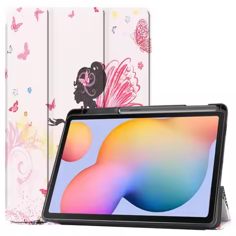 Smart Sleep Cover For Samsung Galaxy Tab S6 Lite SM-P613/P619/P610 / 615 /P620 10.4" Tablet Case wit
