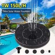 Dcawin Mini Solar Water Fountain Pump Solar Floating Water Fountain outdoor for garden park Pool Pon