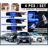 Lexus LM350 Toyota vellfire alphard agh30 2015-2022 cover foot door side step steel kick scuff LM bo