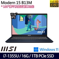 《MSI 微星》Modern 15 B13M-695TW(15.6吋FHD/i7-1355U/16G/1TB PCIe SSD/Win11/二年保)