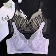 34-44BCD Plus Size Frameed Comfortable Push-Up Bra Women Deep V Ultra-Thin Lace Sexy Underwear