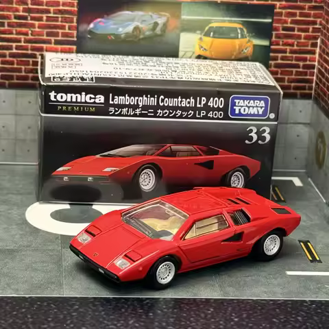Takara Tomy Tomica Premium 33 Lamborghini Countach LP400 Car Alloy Vehicle Diecast Metal Model Kids 