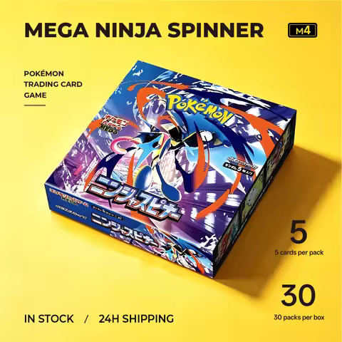 In Stock Pokemon PTCG Japanese Mega Ninja Spinner M4 Booster Box W/Shrink M2 M2a M3 M5 SV8a 151C Gem