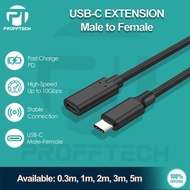 USB Type-C 3.1 Male to Female Extension Cable 30 CM 1 Meter/ 2 Meter/ 3 Meter/ 5 Meter M/