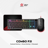 Fantech 3 in 1 Combo P31 Gaming Keyboard Mousepad