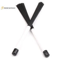 2Pcs Cajon Brush Telescoping Drum Brushes Nylon Sticks Percussion for Jazz Stick Drum Musical