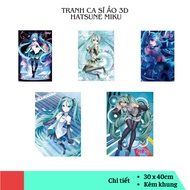 Hatsune Miku 3D Painting - 3D Anime Painting Transforming Virtual Singer Hatsune Miku Decorating Off