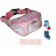 Unicorn children's waist bag + cute children's socks