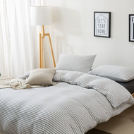 (ส่งด่วนกรุงเทพได้) ชุดเครื่องนอน bedding set 4ชิ้น(ผ้าปูที่นอนx1 ปลอกผ้านวมx1 ปลอกหมอนx2) 6ฟุต ใช้ก