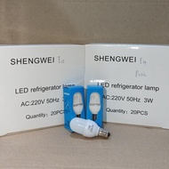 (Per 10pcs) LED Refrigerator Light Fitting E-12 & E-14