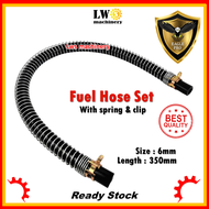 Eagle Pro Fuel Hose Set With Spring &amp; 2 pcs Clip 6mm Paip Minyak Mesin Rumput BG328 TL33 TB33 TL43 TB43 BG330 TANAKA OGAWA TANIKA