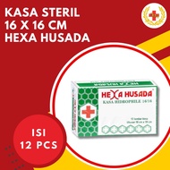 Hexa Husada Sterile Gauze 16, 16 cm Sterile Hydrophilic Gauze