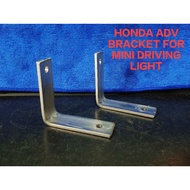 STAINLESS BRACKET HONDA ADV MINI DRIVING LIGHT / NIGHT RIPPER ATOM ( bracket, light accesories)