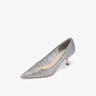 73Hours Womens Pointed Toe High Heels Silver Color Comfortable Party Shoes Wedding Shoes Spring 2025