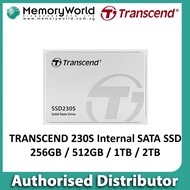 TRANSCEND Internal SATA SSD 230S, 256GB / 512GB / 1TB / 2TB. Singapore Local 5 Years Warranty