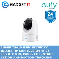 ANKER T8410 EUFY SECURITY INDOOR IP CAM E220 WITH 2K RESOLUTION, PAN & TILT, NIGHT VISION AND MOTION