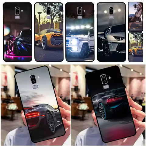 Cool Sport Car Case For Samsung Galaxy J3 J5 J7 2017 A3 A5 2016 A6 A8 J2 J8 A7 A9 2018 J4 J6 Plus Co